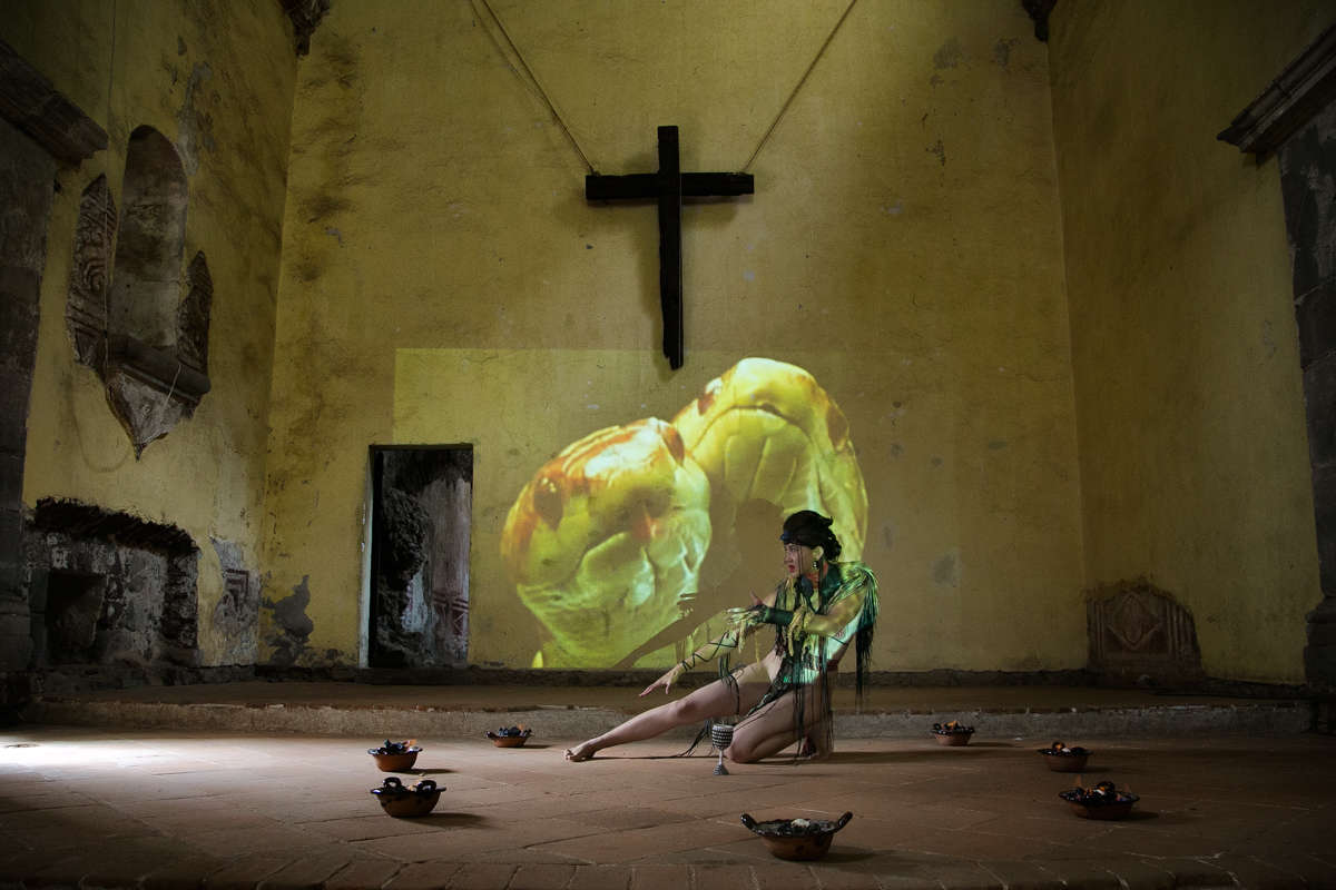 >Coatlicue in the Monastery performance